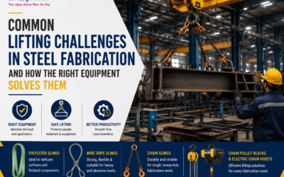 Common Lifting Challenges in Steel Fabrication and How the Right Equipment Solves Them
